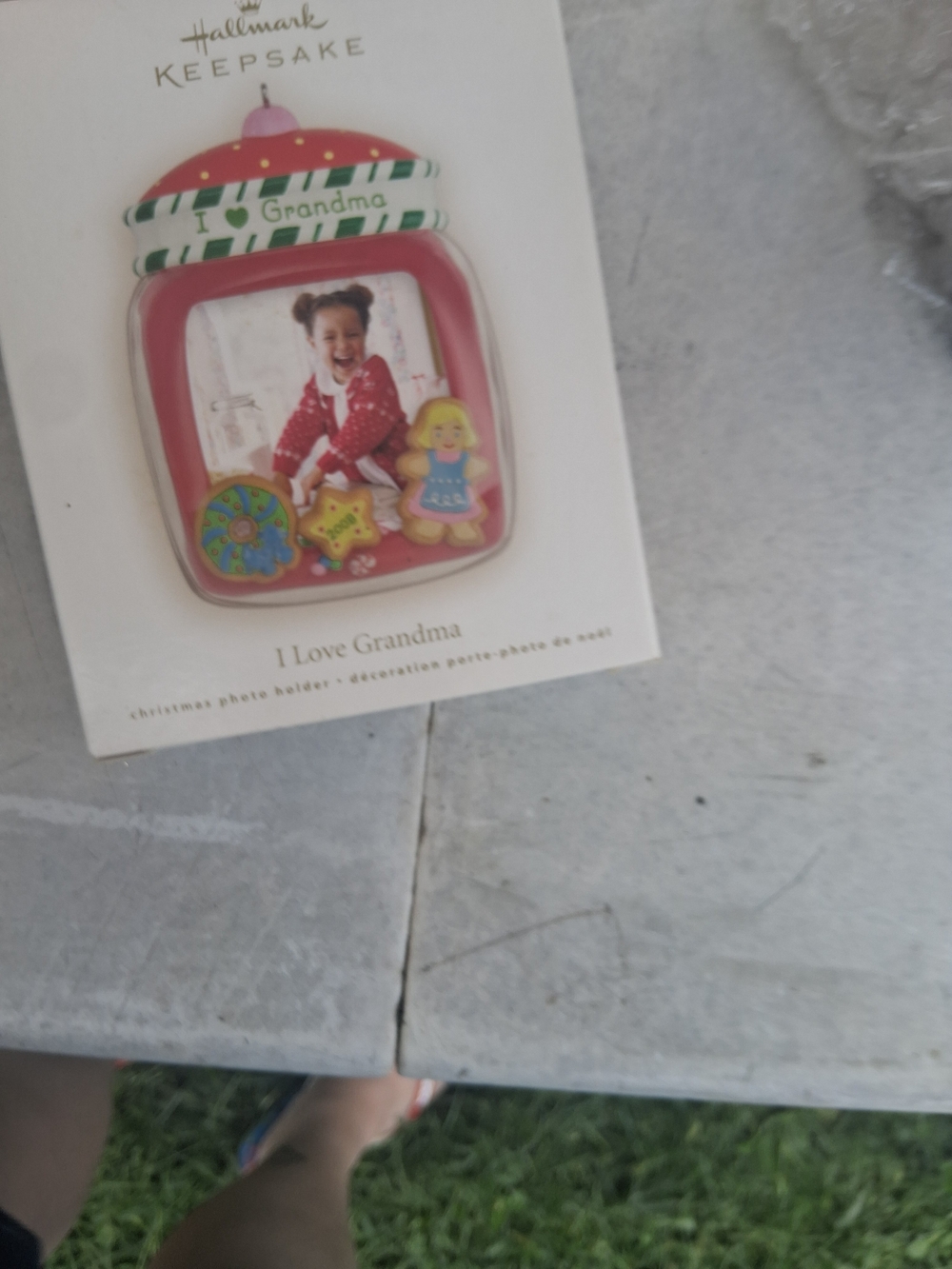 Hallmark Red 'I Love Grandma' Photo Frame Ornament